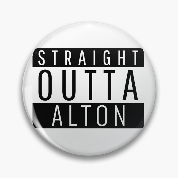 Item preview, Straight Outta Alton Illinois  designed and sold by Teelogic.