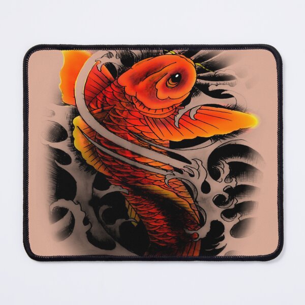 Item preview, Koi fish tattoo designed and sold by attracdionz.