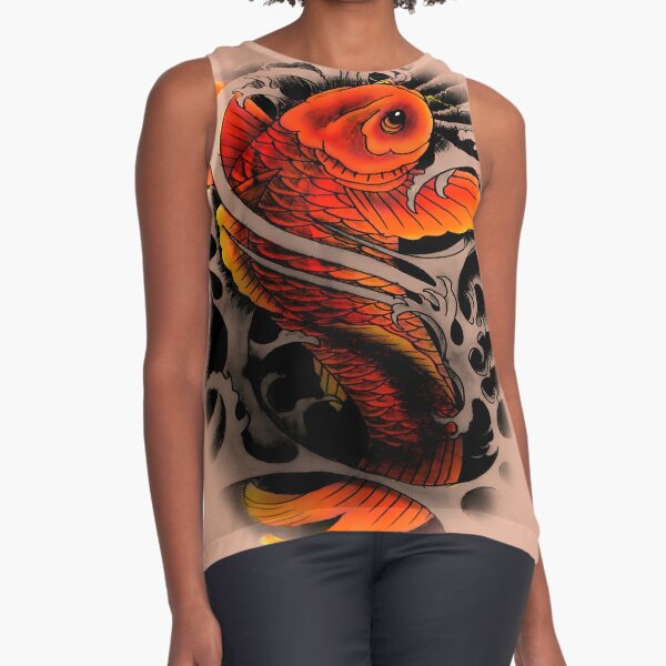Koi fish Orange camo D all over printing shirts for men and women -  Beebuble