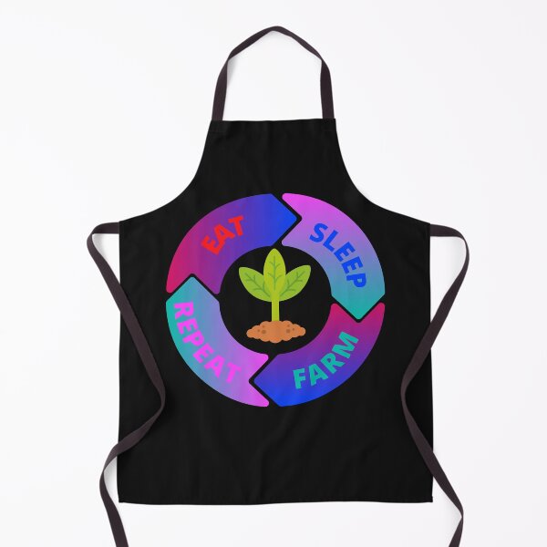 Item preview,  Eat, sleep, farm, repeat designed and sold by Pugnaciousprint.