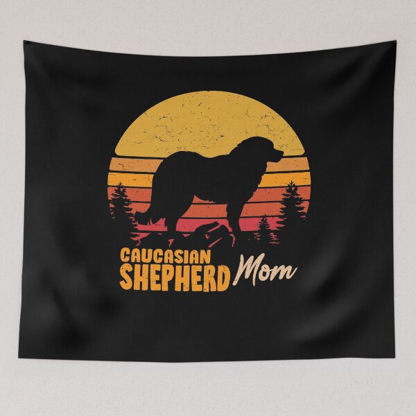 Item preview, Caucasian Shepherd Dog Mom Vintage Retro designed and sold by rafaeltto.