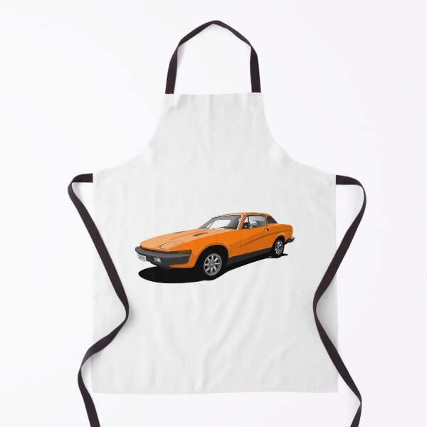 Item preview, Orange Triumph TR7 - Classic British sports car  designed and sold by Steve Kidd Art.