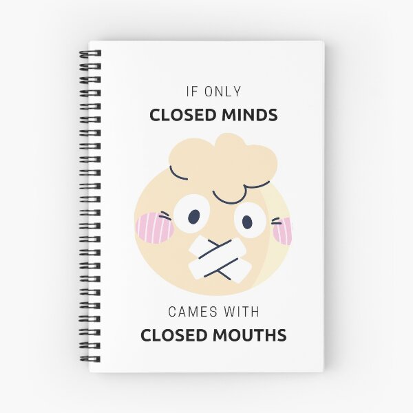 Item preview, If Only Closed Minds Came With Closed Mouths By SIMPLE. designed and sold by FawadAhmad.