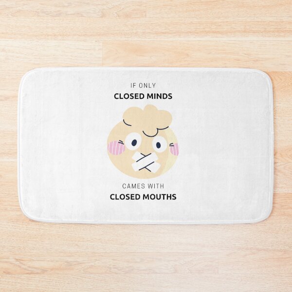 Item preview, If Only Closed Minds Came With Closed Mouths By SIMPLE. designed and sold by FawadAhmad.