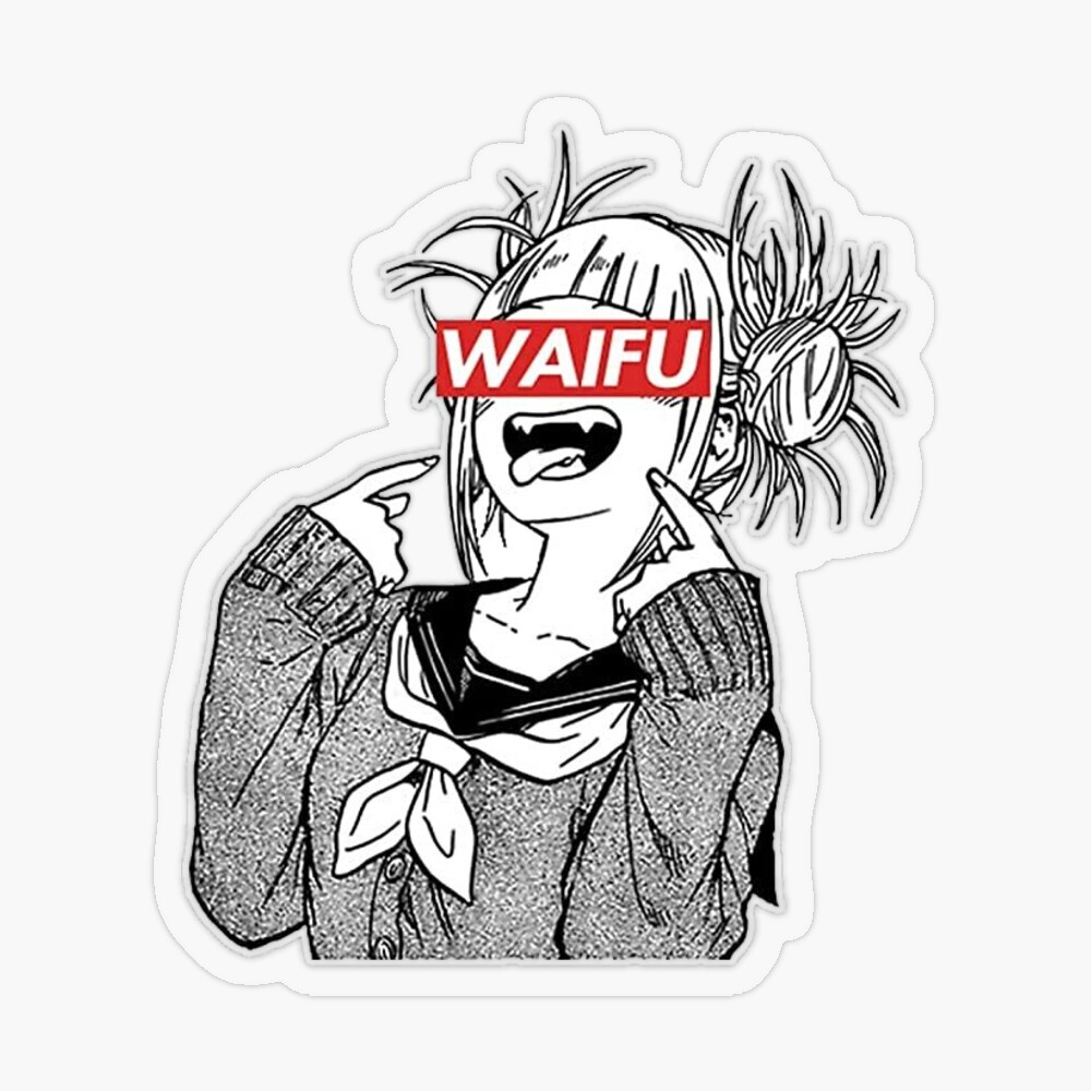 Red Kat 3D Anime Sticker – Waifu Stickers