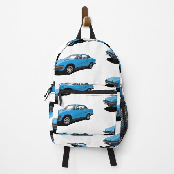 Item preview, French Blue Triumph TR7 - Classic British sports car designed and sold by Steve Kidd Art.