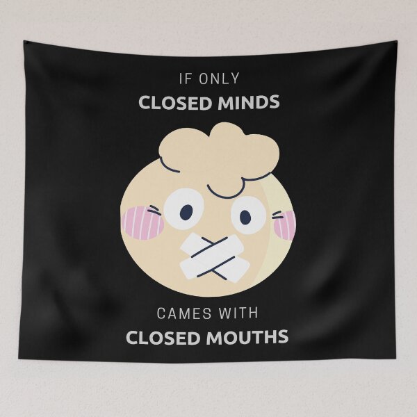 Item preview, If Only Closed Minds Came With Closed Mouths By SIMPLE. designed and sold by FawadAhmad.