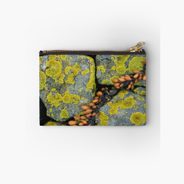 Item preview, Color on the dike (seaweed and lichen on basalt boulders), North Sea, The Netherlands designed and sold by VanOostrum.