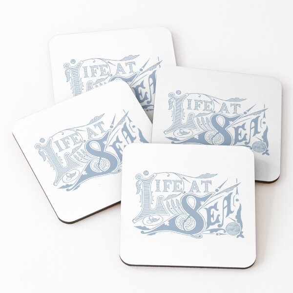 Item preview, Life at Sea (Blue waves) designed and sold by WhatsOlPussycat.