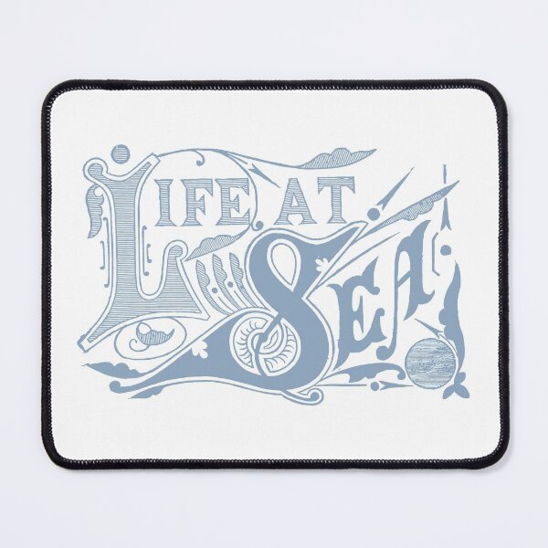 Item preview, Life at Sea (Blue waves) designed and sold by WhatsOlPussycat.