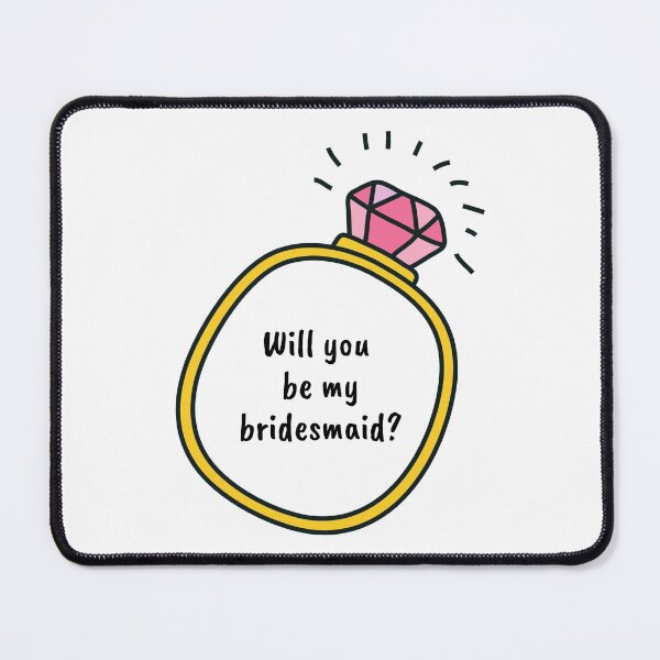 Item preview, Will you be my bridesmaid? designed and sold by LADYGOODMOOD.