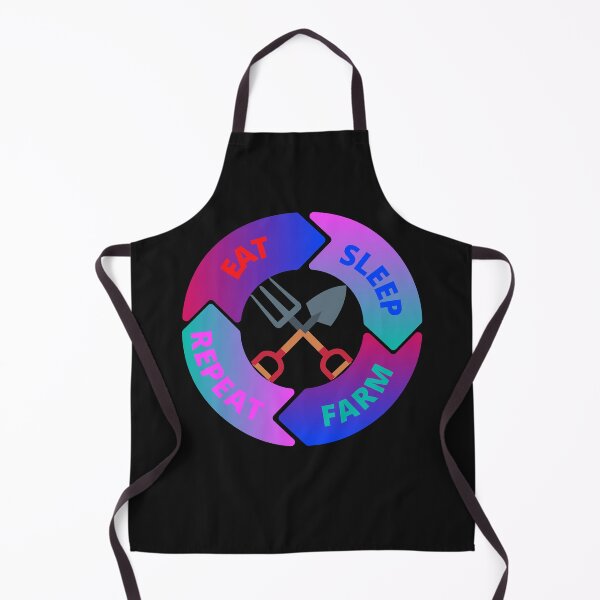 Item preview, Eat, sleep, farm, repeat designed and sold by Pugnaciousprint.