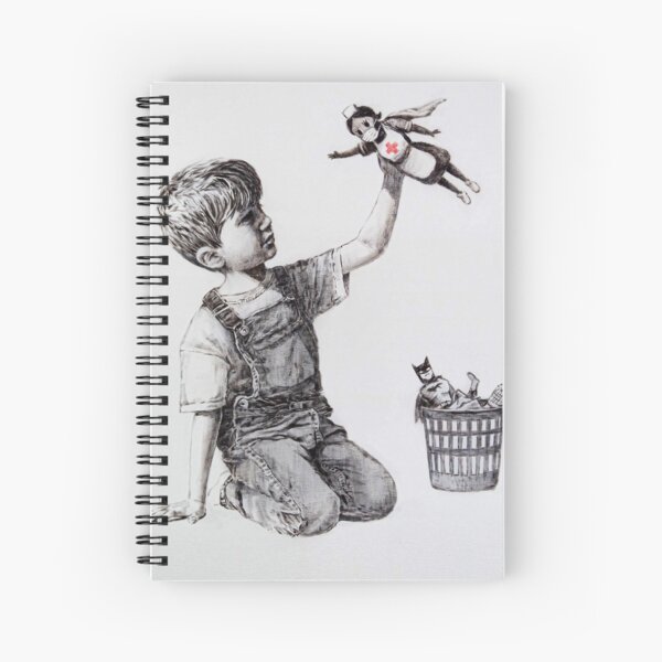 Item preview, Banksy Game Changer Nurse Superhero  designed and sold by SharpWallArts.
