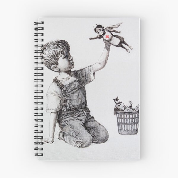 Item preview, Banksy Game Changer Nurse Superhero  designed and sold by SharpWallArts.