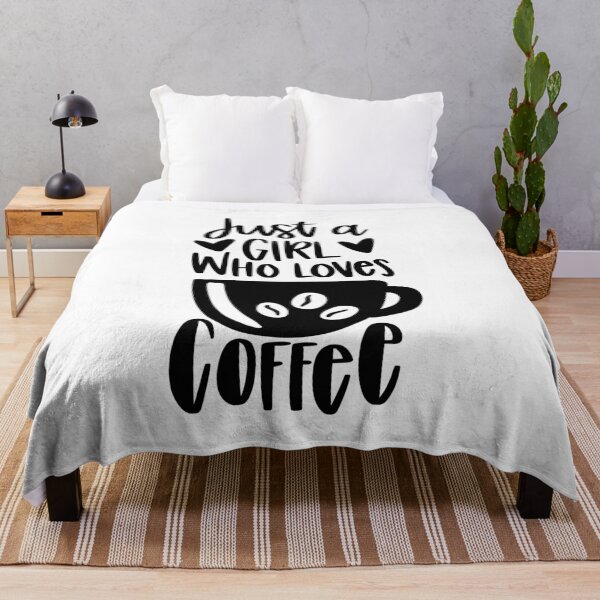 Artikelvorschau, Just A Girl Who Loves Coffee entworfen und verkauft von AshleysBazaar.
