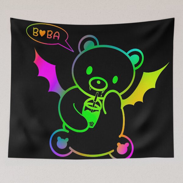 Item preview, Scratch Art Vampire Boba Bear  designed and sold by kalanisart.