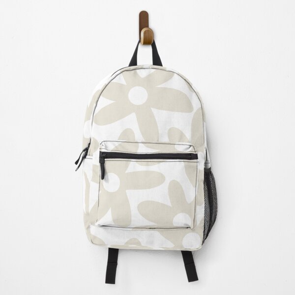 Item preview, Daisy Time Floral Pattern in Beige and White designed and sold by kierkegaard.
