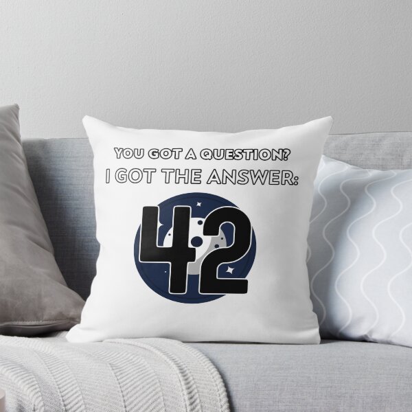 Item preview, The Answer Is 42 - Hitchhiker's guide to the galaxy 42 designed and sold by TeesForTheWorld.
