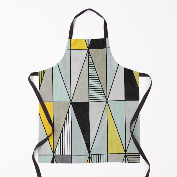 Item preview, Colorful Concrete Triangles - Yellow, Blue, Grey designed and sold by Zoltan Ratko.