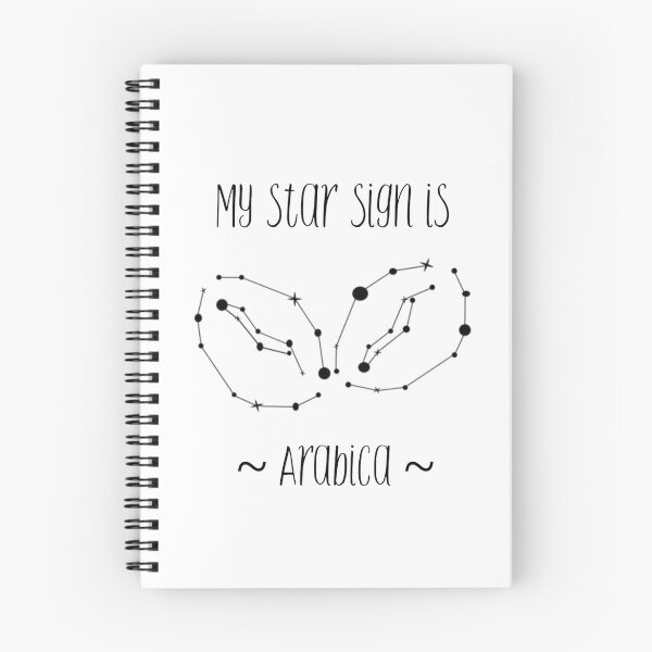 Item preview, My Star Sign Is Arabica (Coffee Bean Constellation - Black) designed and sold by GlitterState.