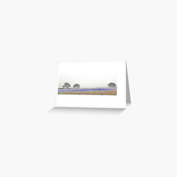 www.lizgarnett.com - Coldblow Trees, Kent Downs, Maidstone, Kent Greeting Card