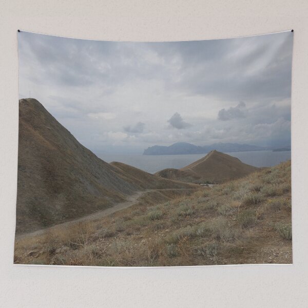 Item preview, hilly landscape by the sea designed and sold by Mike Kiev art.