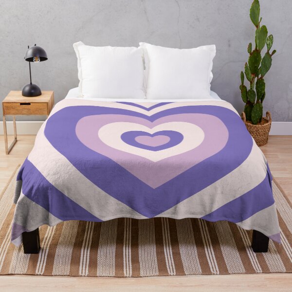 Item preview, Aesthetic Retro Heart - Vintage Hearts - Pastel Purple designed and sold by cannevas.