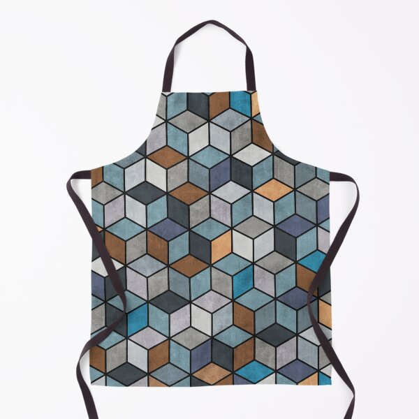 Item preview, Colorful Concrete Cubes - Blue, Grey, Brown designed and sold by Zoltan Ratko.