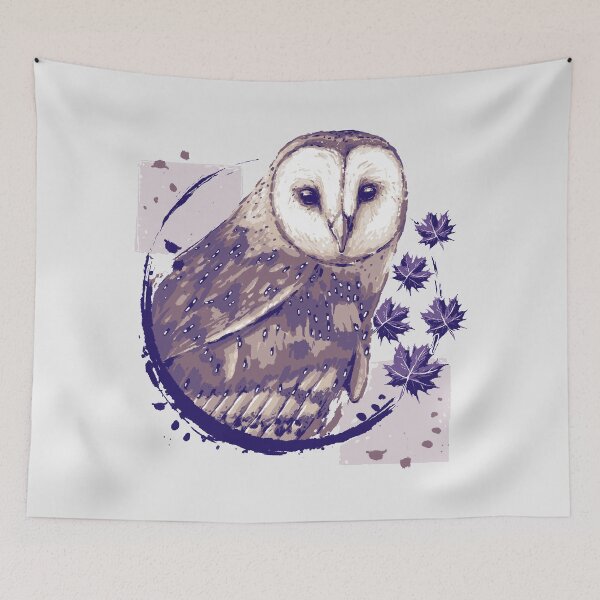 Item preview, Barn Owl Painting designed and sold by xMorfina.