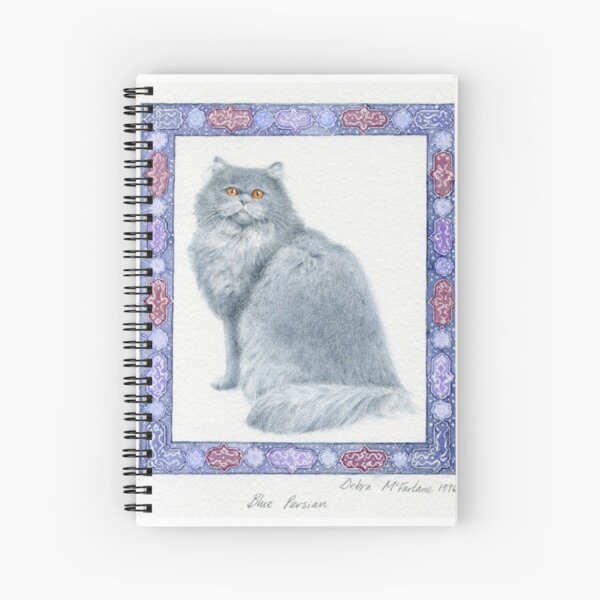 Blue Persian Spiral Notebook