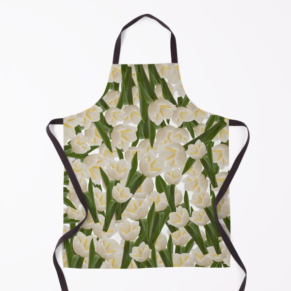 Item preview, Beautiful white real tulips flowers spring garden bloom  designed and sold by TheSeasonalYard.