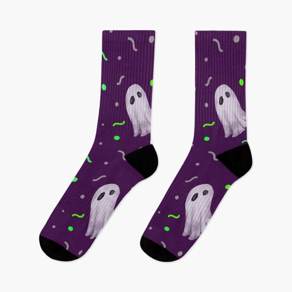 Item preview, Halloween Pattern Floating Ghosts designed and sold by ModkMerch.