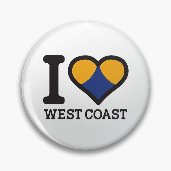Item preview, I love West Coast designed and sold by PixelSebastian.