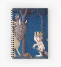 Where the Wild Things Are Wild Rumpus at night Spiral Notebook