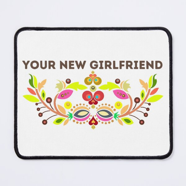 Item preview, Colorful Flowers Mask. Your New Girlfriend  designed and sold by monodesigns.