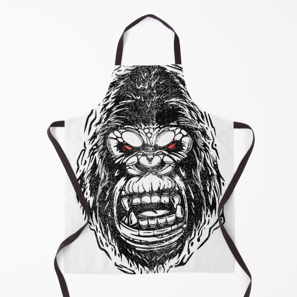 Item preview, Gorilla head designed and sold by manuvila.