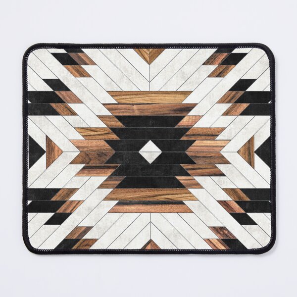 Item preview, Urban Tribal Pattern No.5 - Aztec - Concrete and Wood designed and sold by Zoltan Ratko.