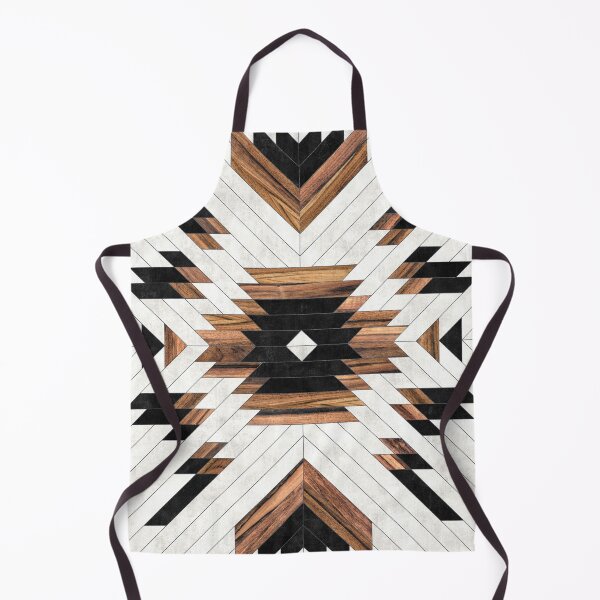Item preview, Urban Tribal Pattern No.5 - Aztec - Concrete and Wood designed and sold by Zoltan Ratko.