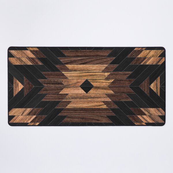 Urban Tribal Pattern No.7 - Aztec - Wood Desk Mat