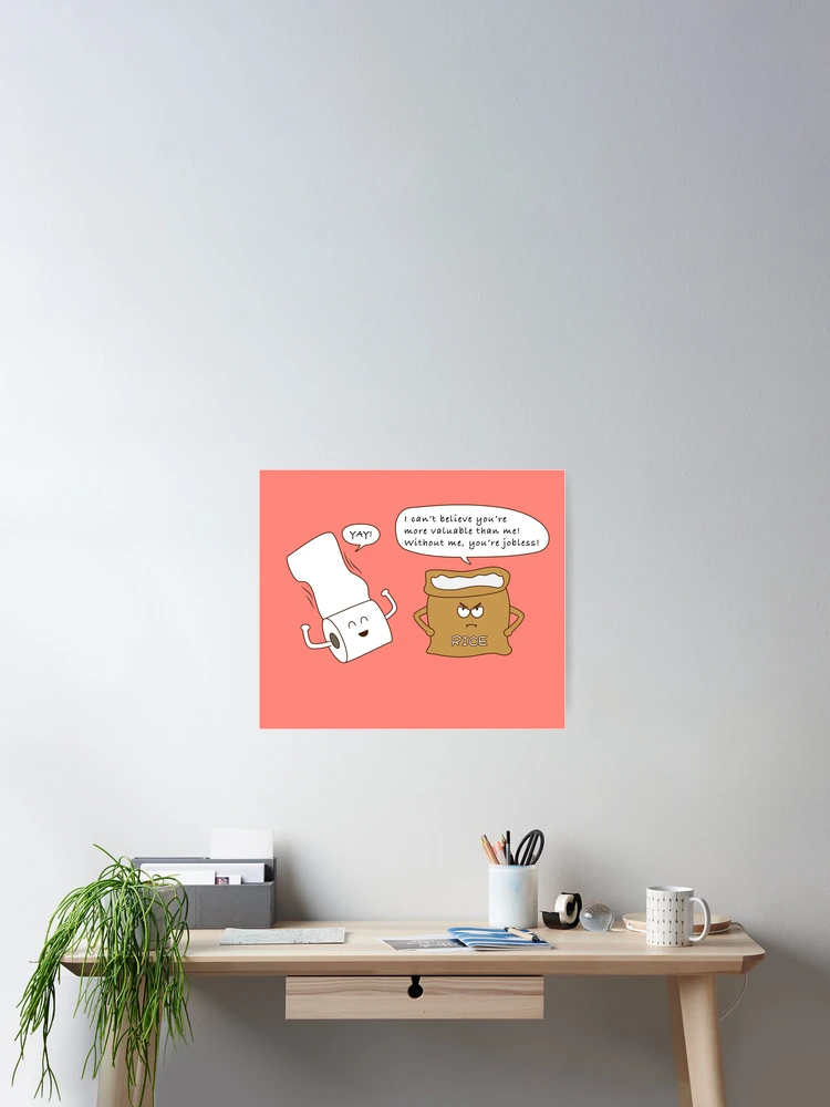 Thumbnail 2 of 3, Poster, Angry Rice designed and sold by chyneyee.