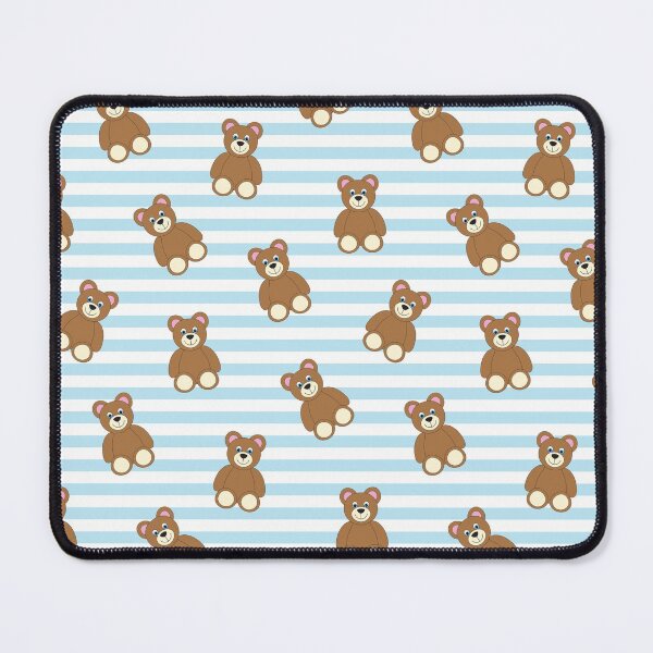 Item preview, Cute Teddy Bear with Blue and White Striped designed and sold by GraffiTimi.