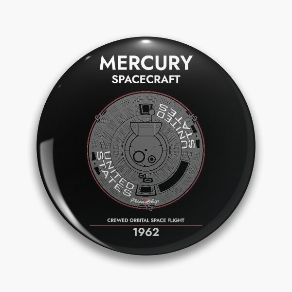 Item preview, Mercury Spacecraft. Crewed Orbital Space Flight. 1962 designed and sold by BGALAXY.