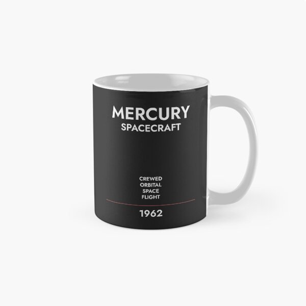 Artikelvorschau, Mercury Spacecraft. Crewed Orbital Space Flight. 1962 entworfen und verkauft von BGALAXY.