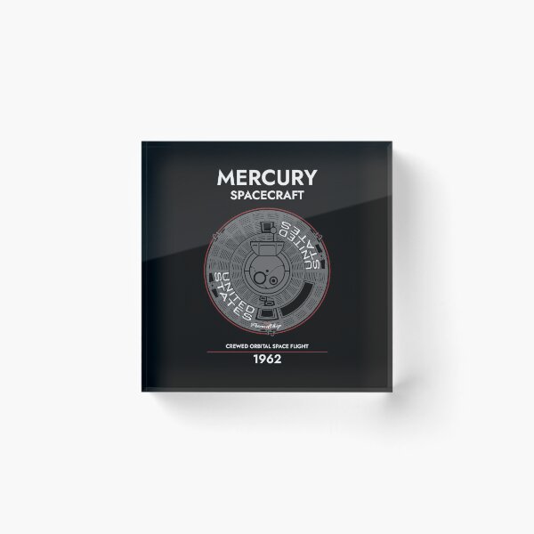 Item preview, Mercury Spacecraft. Crewed Orbital Space Flight. 1962 designed and sold by BGALAXY.