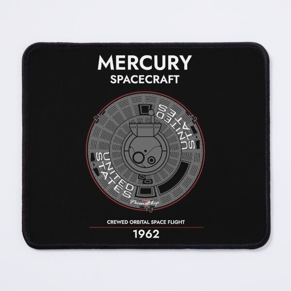 Item preview, Mercury Spacecraft. Crewed Orbital Space Flight. 1962 designed and sold by BGALAXY.