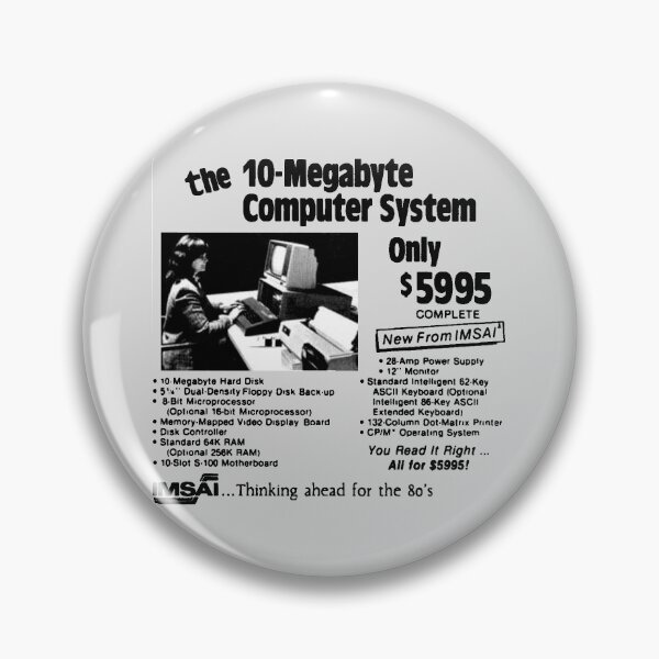 Item preview, 10 MEGABYTE COMPUTER SYSTEM - ADVERT designed and sold by ThrowbackAds.
