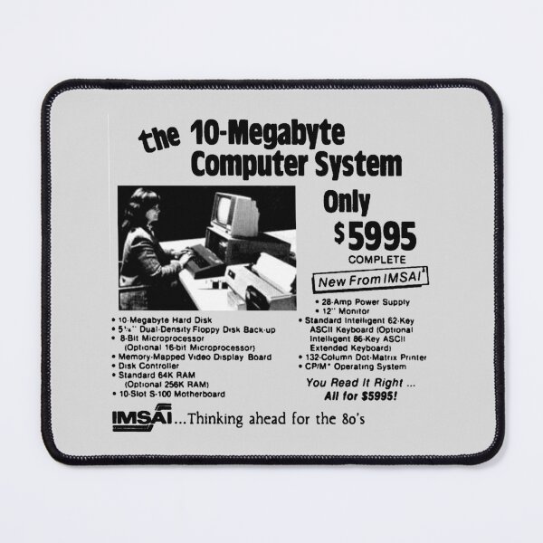 Item preview, 10 MEGABYTE COMPUTER SYSTEM - ADVERT designed and sold by ThrowbackAds.