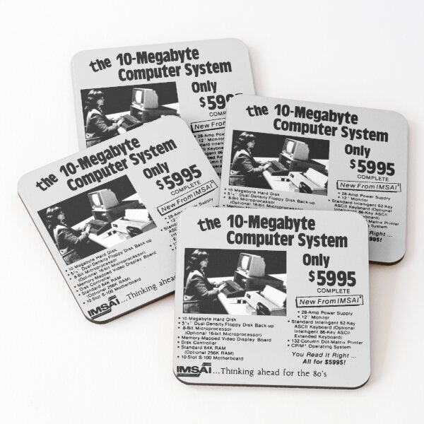 Item preview, 10 MEGABYTE COMPUTER SYSTEM - ADVERT designed and sold by ThrowbackAds.