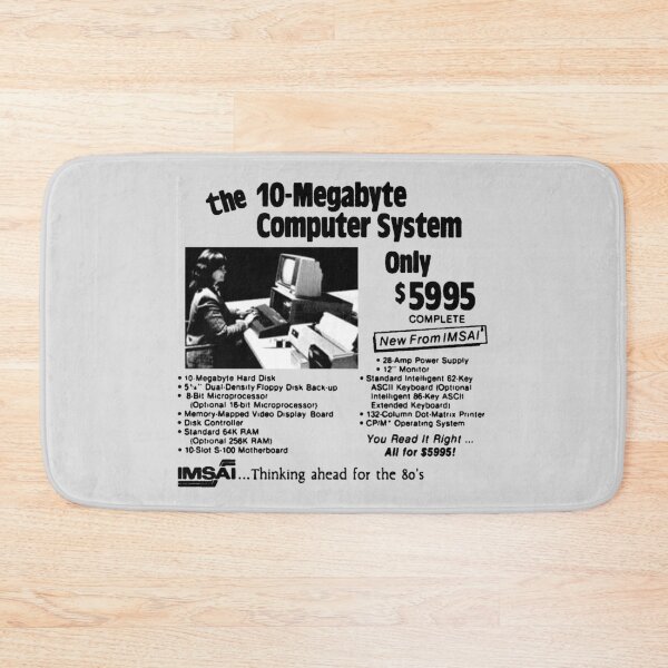 Item preview, 10 MEGABYTE COMPUTER SYSTEM - ADVERT designed and sold by ThrowbackAds.