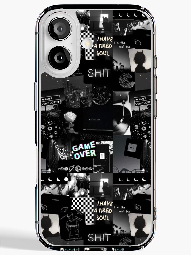 aesthetic black collage